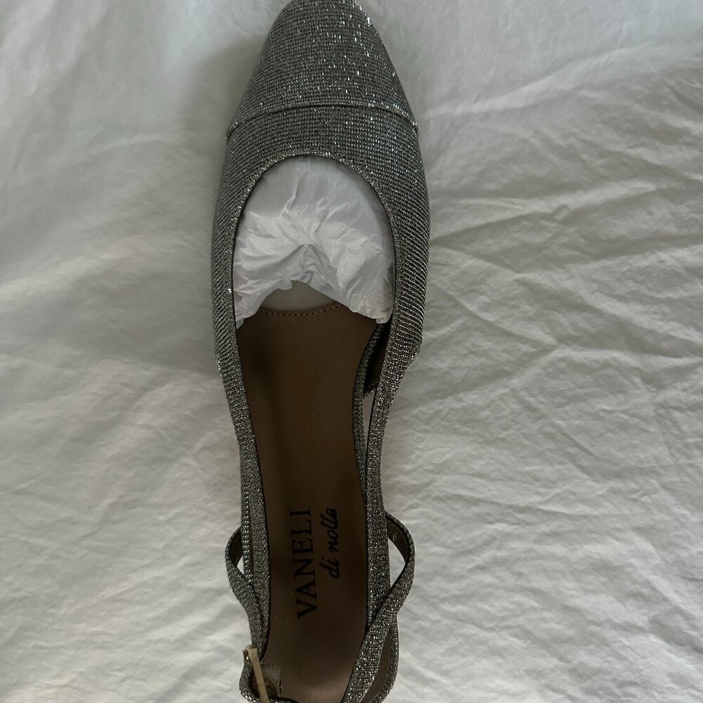 Vaneli di Notte Aliz Platinum Nizza Sling Back Shoe